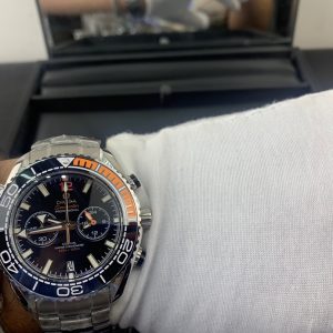 Royal Authentic Photos: Omega Seamaster Chronograph Quarter Orange Men's Watch
